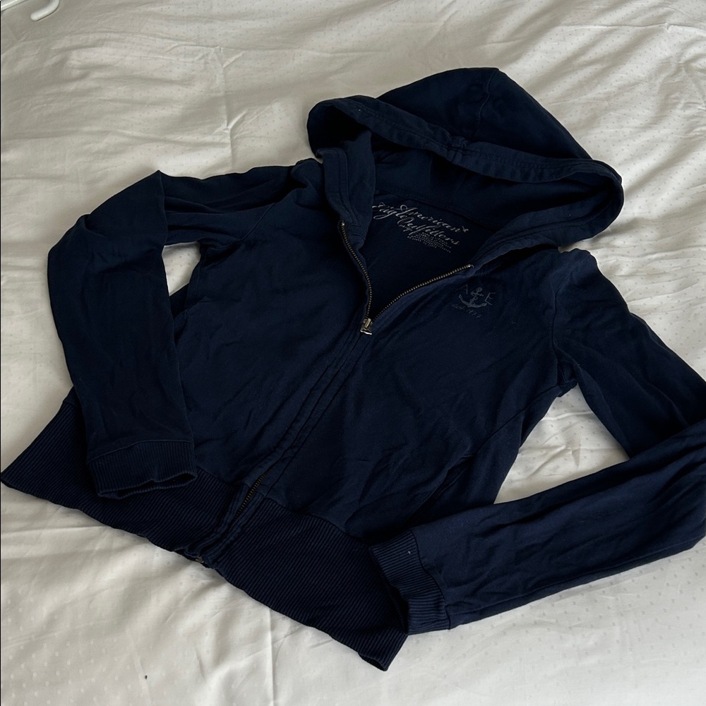 American Eagle Outfitters Dark Blue Hoodie